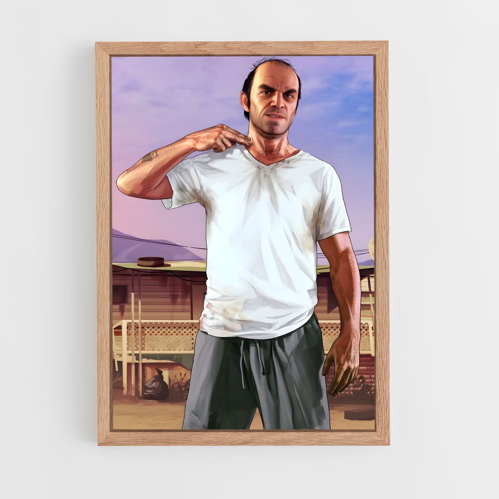 Poster Trevor's Chaos – affiche GTA V (vue 4)